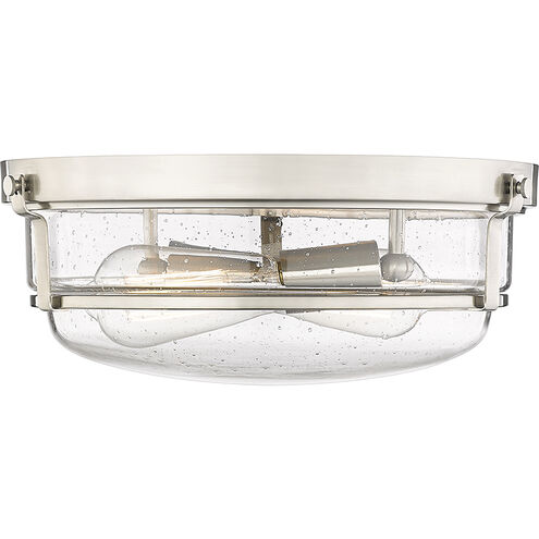 Mayson 2 Light 13 inch Brushed Nickel Indoor Flushmount Ceiling Light